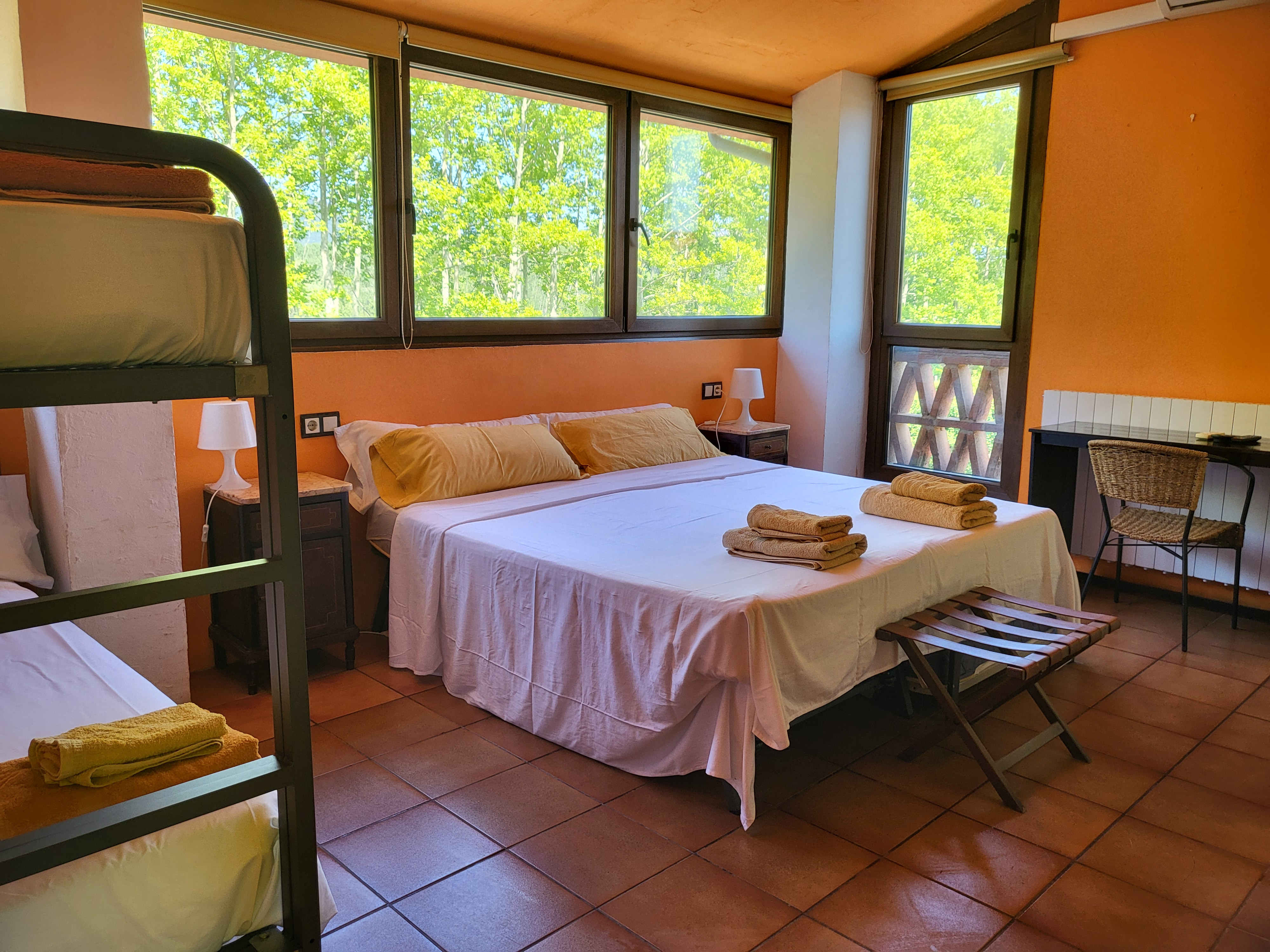 Family room with shower